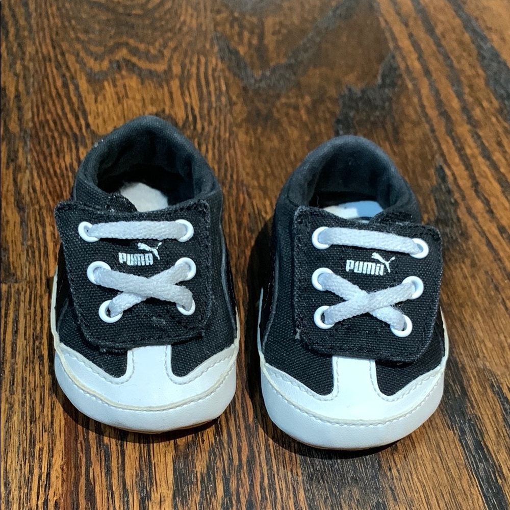 Puma Kids Black Sneakers